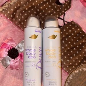 Dove Cooling Whole Body Deodorant Spray Set